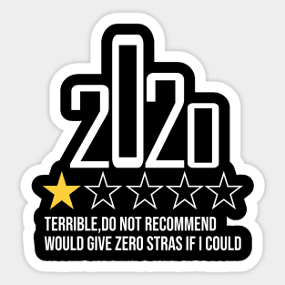 2020 Review - Very Bad Would Not Recommend Sticker